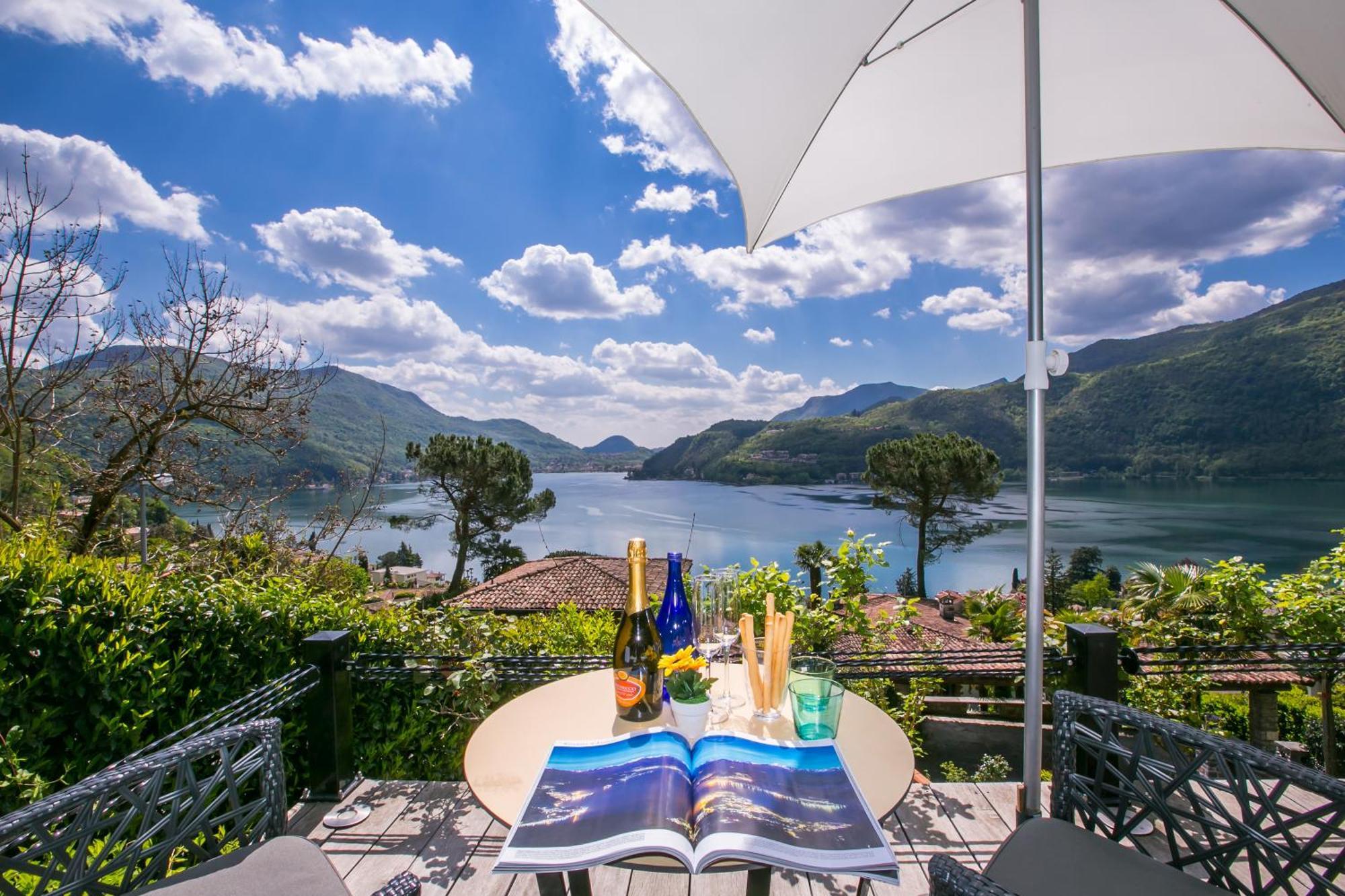 Morcote Magic View - Happy Rentals Buitenkant foto